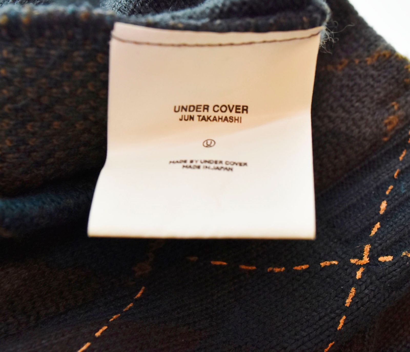 アンダーカバー UNDERCOVER 00AW カシミヤ混 アーガイルニット