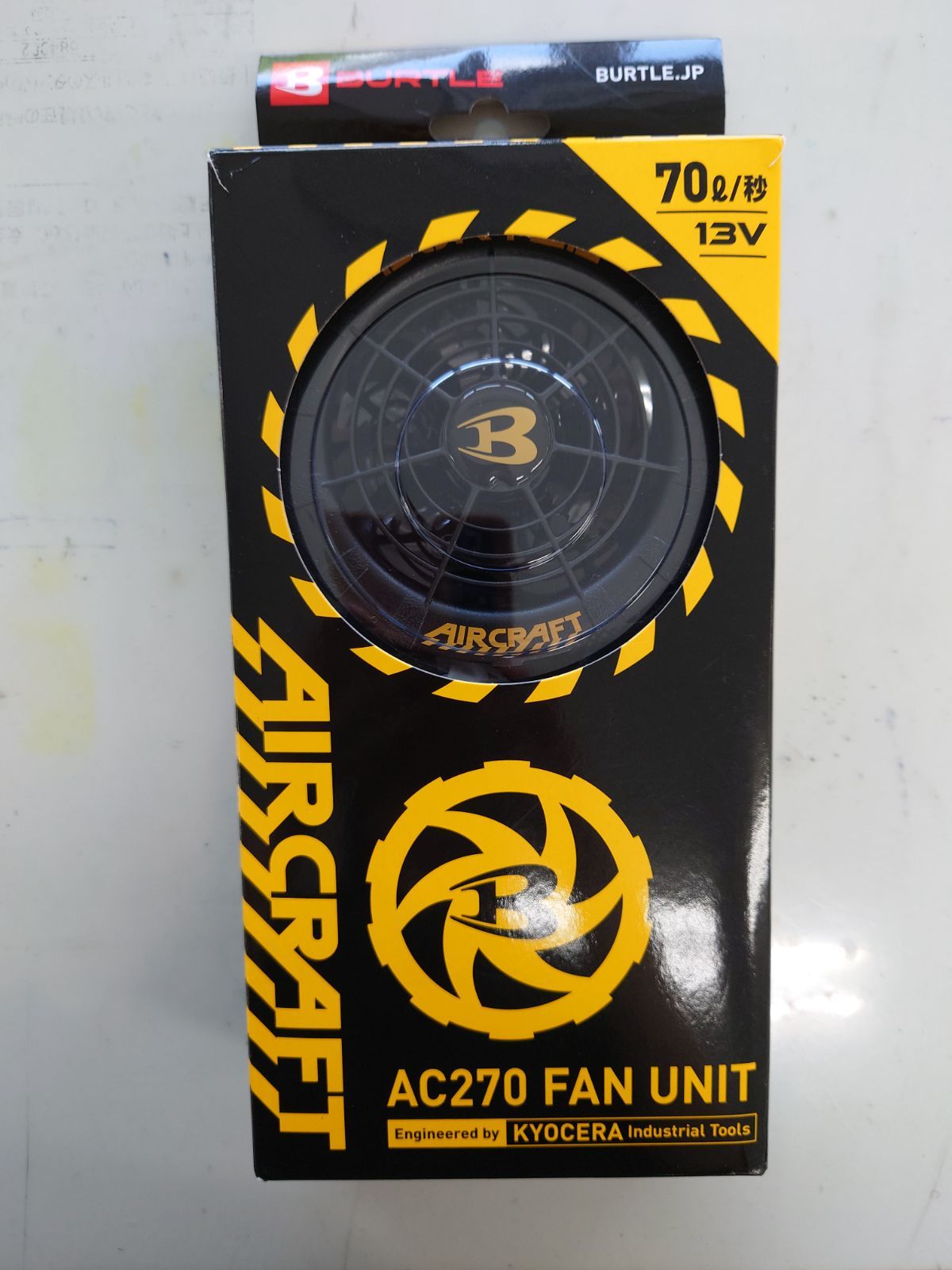 BURTLE AC270 FAN UNIT & AC260バッテリー2個セット BURTLE AC270 FAN