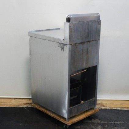 代引不可 マルゼン LP ガス 1槽 フライヤー MGF-18J 18L W43D60H80 22 cm プロパン 揚面W370D430mm 34kg 9.5mmゴムホース接続