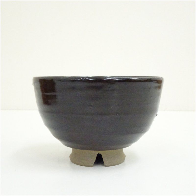 葵窯 竹里庵 加藤春二造 古瀬戸釉茶碗 共箱 茶道 抹茶 おしゃれ 抹茶茶碗 抹茶碗 和食器 レトロ 茶器 骨董 茶わん 茶会 茶の湯 WWW_IBETON_RU