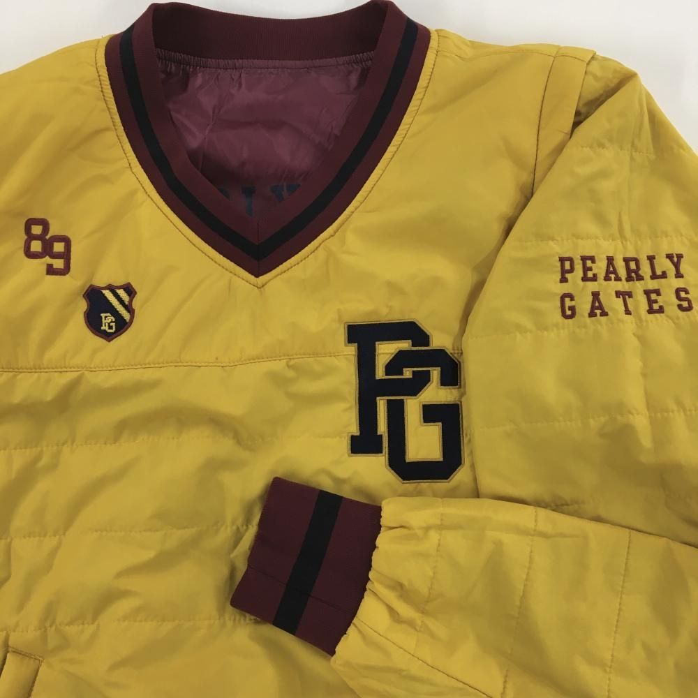 美品】パーリーゲイツ 4WAY中綿リバーシブルスニード ボルドー