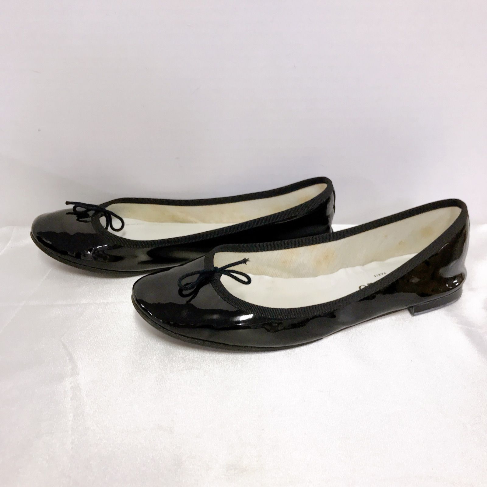 お値下げ‼️repetto ブラックパテントレザー フラットシューズ 楽天市場】【SALE！50%OFF】レペット repetto マイケル