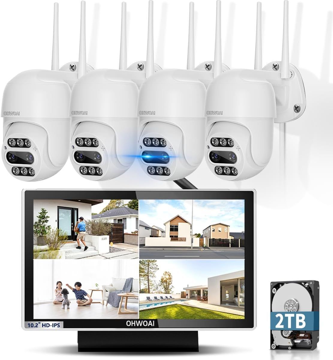 未使用品】500万画素対応 4ch デジタルレコーダー 4TB アルコム RD