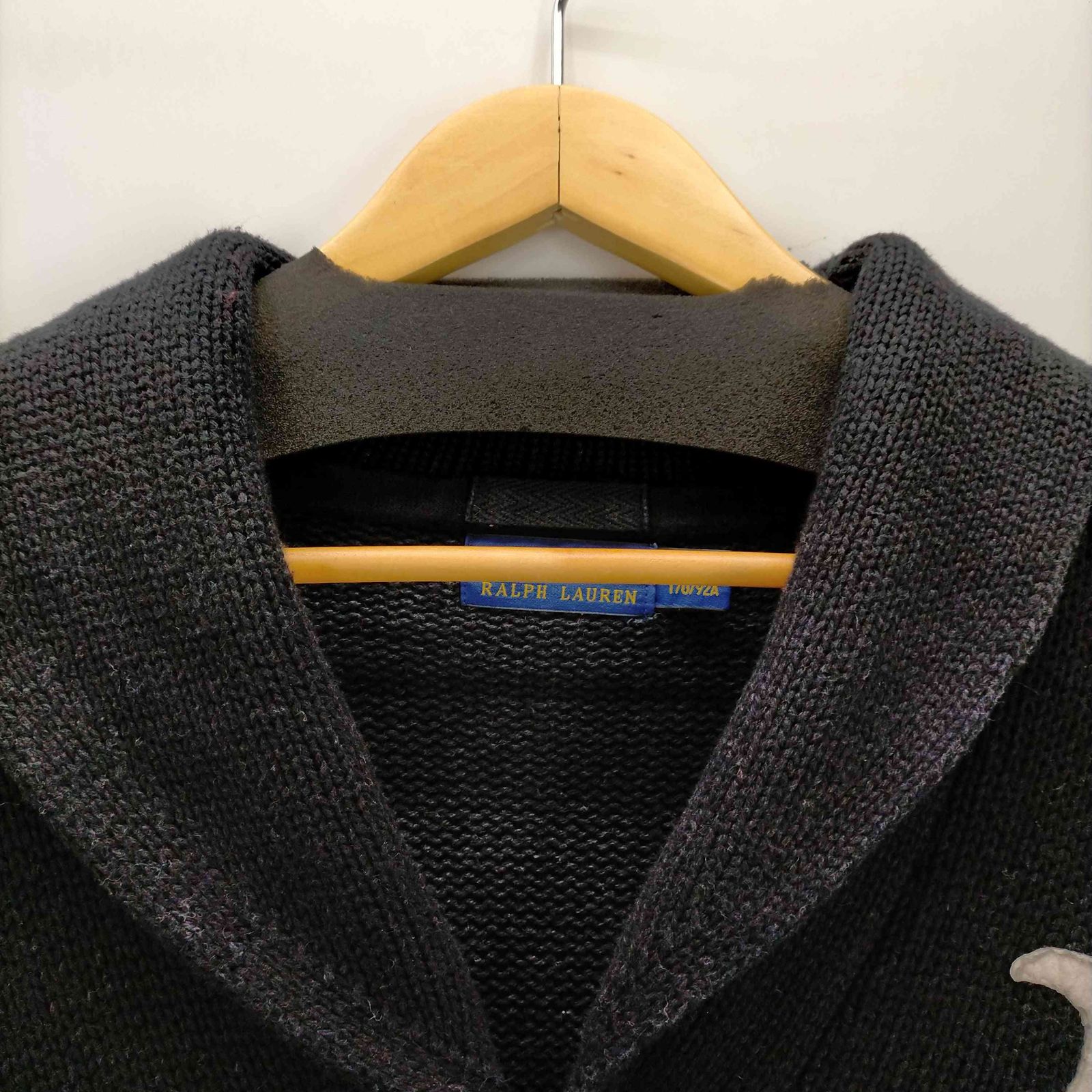 ポロラルフローレン POLO RALPH LAUREN フェルトワッペン ショール 
