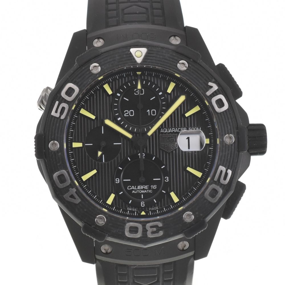 タグホイヤー　アクアレーサー　caj2180 新品)TAG HEUER タグ・ホイヤー アクアレーサー 500M クロノ