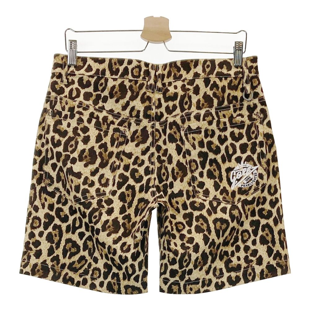 サイズ 4 PEARLY GATES パーリーゲイツ ハーフパンツ レオパード ブラウン系 240101424466 ゴルフウェア メンズ ストスト