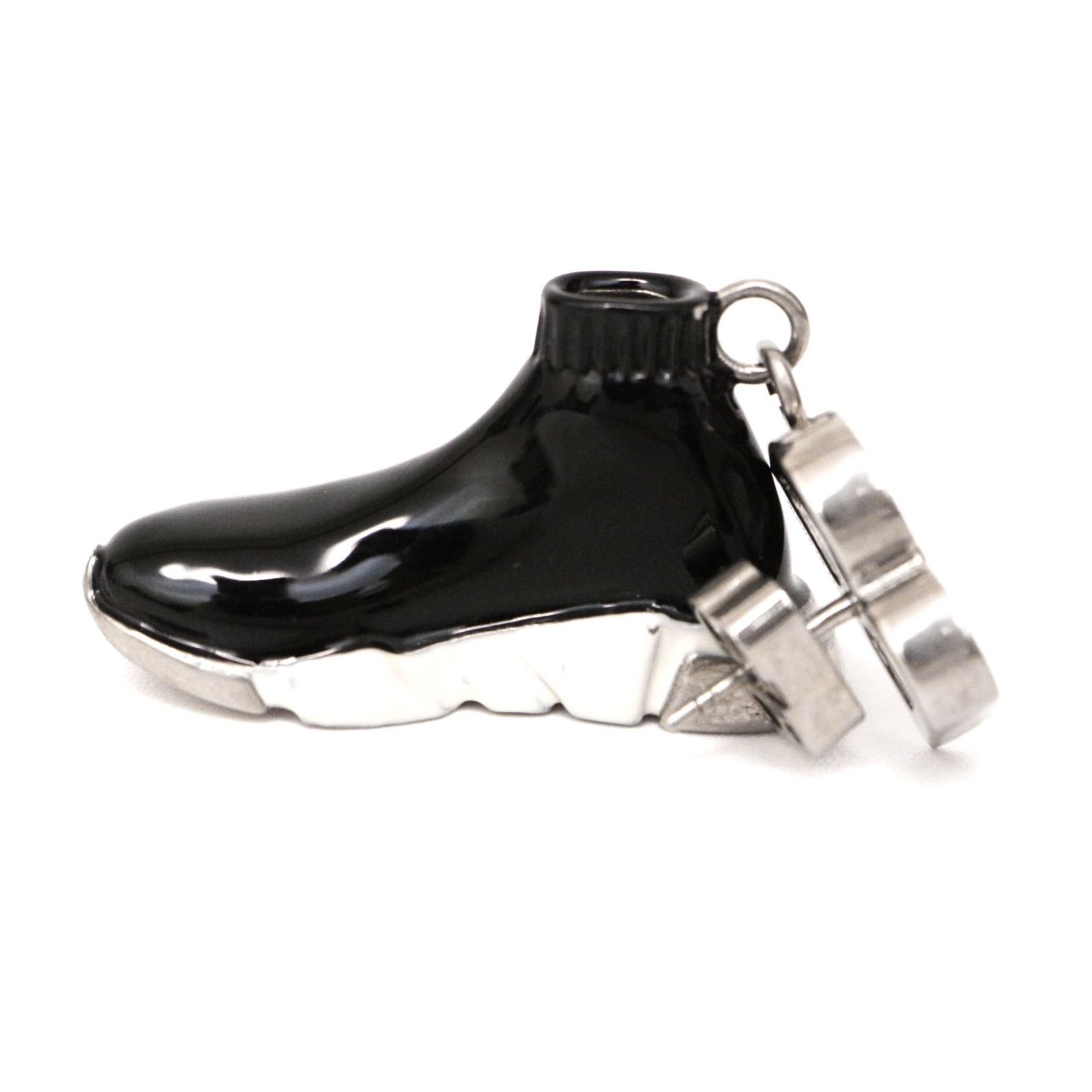 BALENCIAGA バレンシアガ BB ロゴ ピアス シルバー 片耳 BALENCIAGA