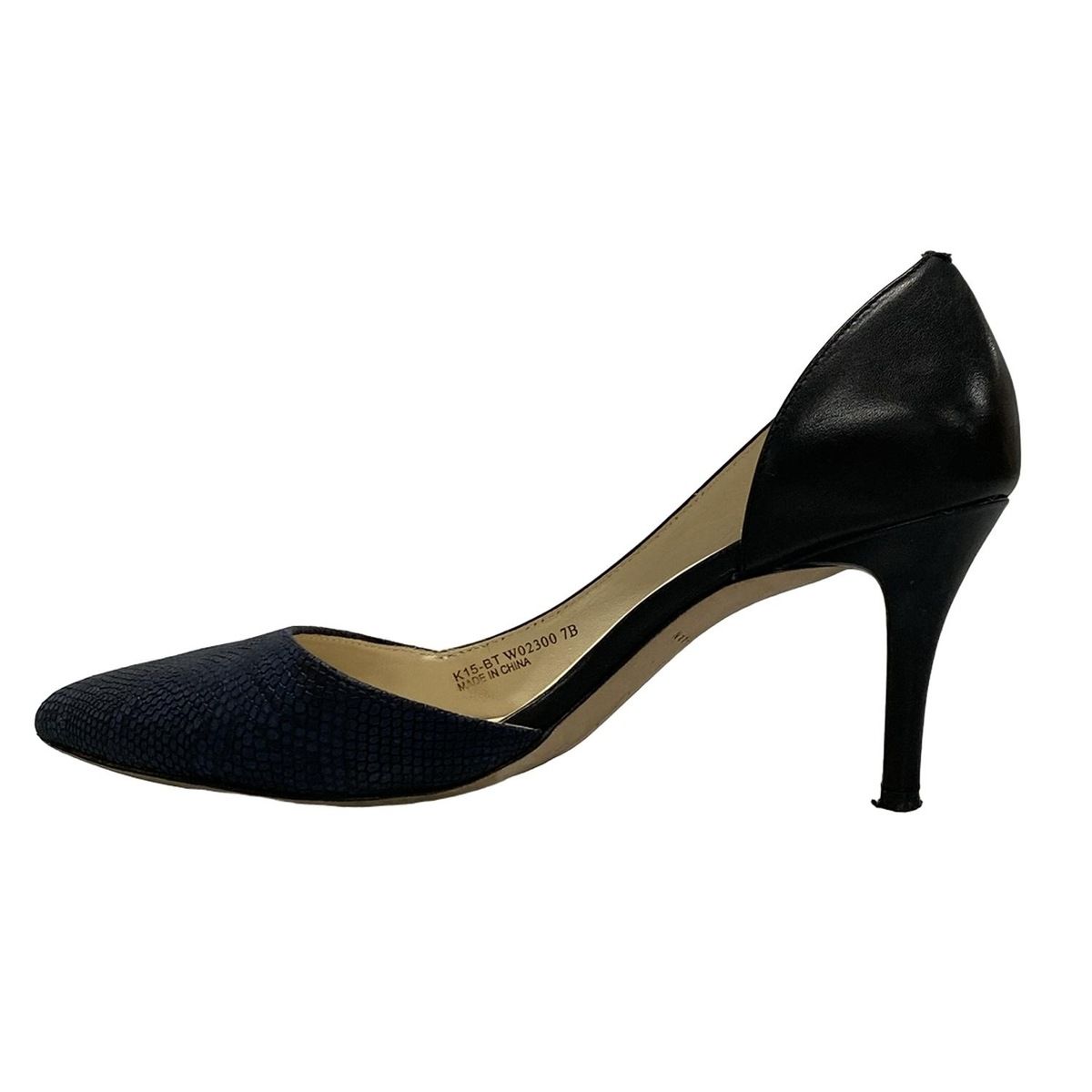 COLE HAAN 本革スタッズパンプス(7B)美品 COLE HAAN(コールハーン) パンプス 7B レディース - 黒×ダーク