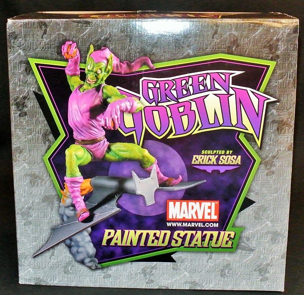 BOWEN PAINTED STATUE GREEN GOBLIN 16.5インチ