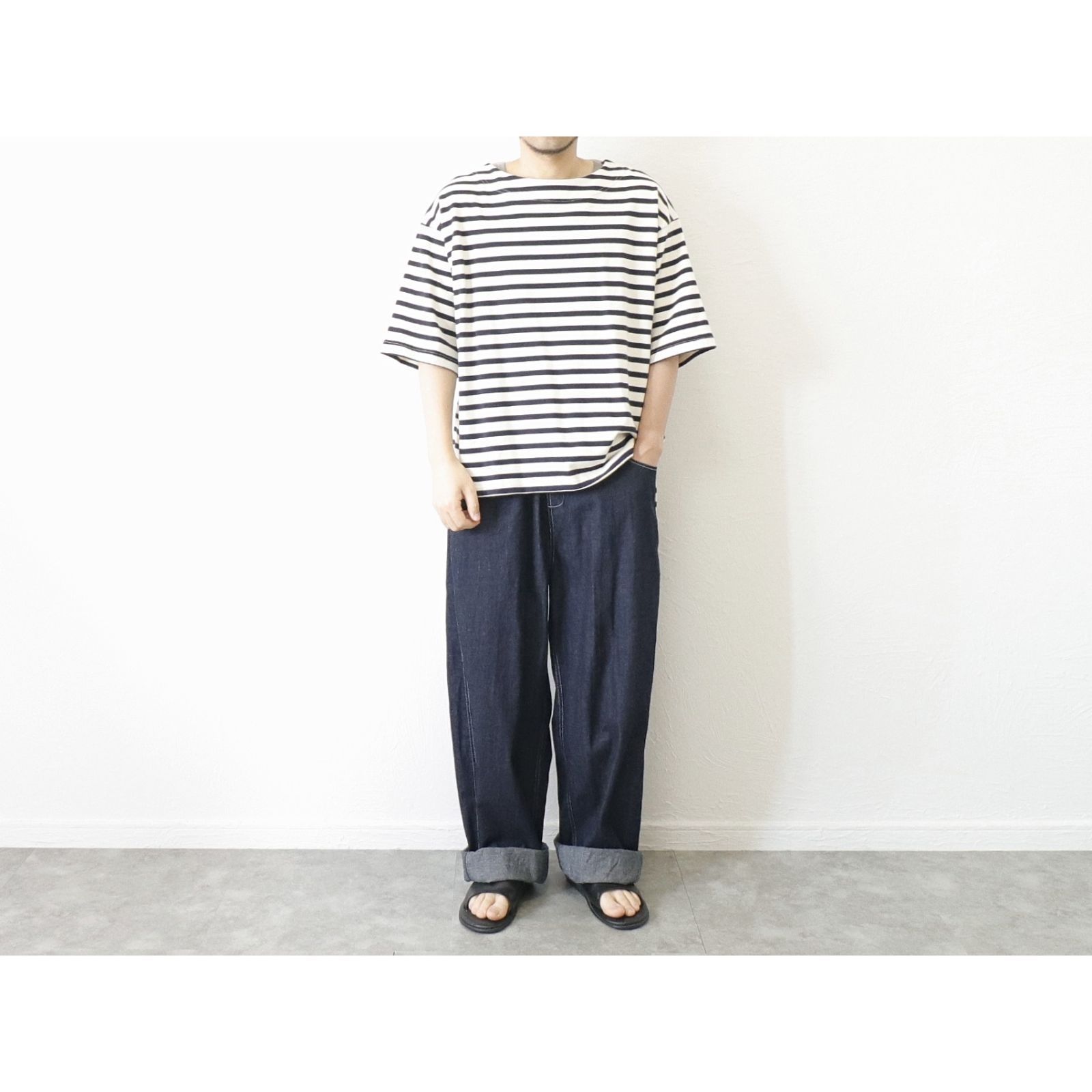 NARU FACTORY / 8オンス ムラデニム ノッポパンツ - INDIGO - メルカリ