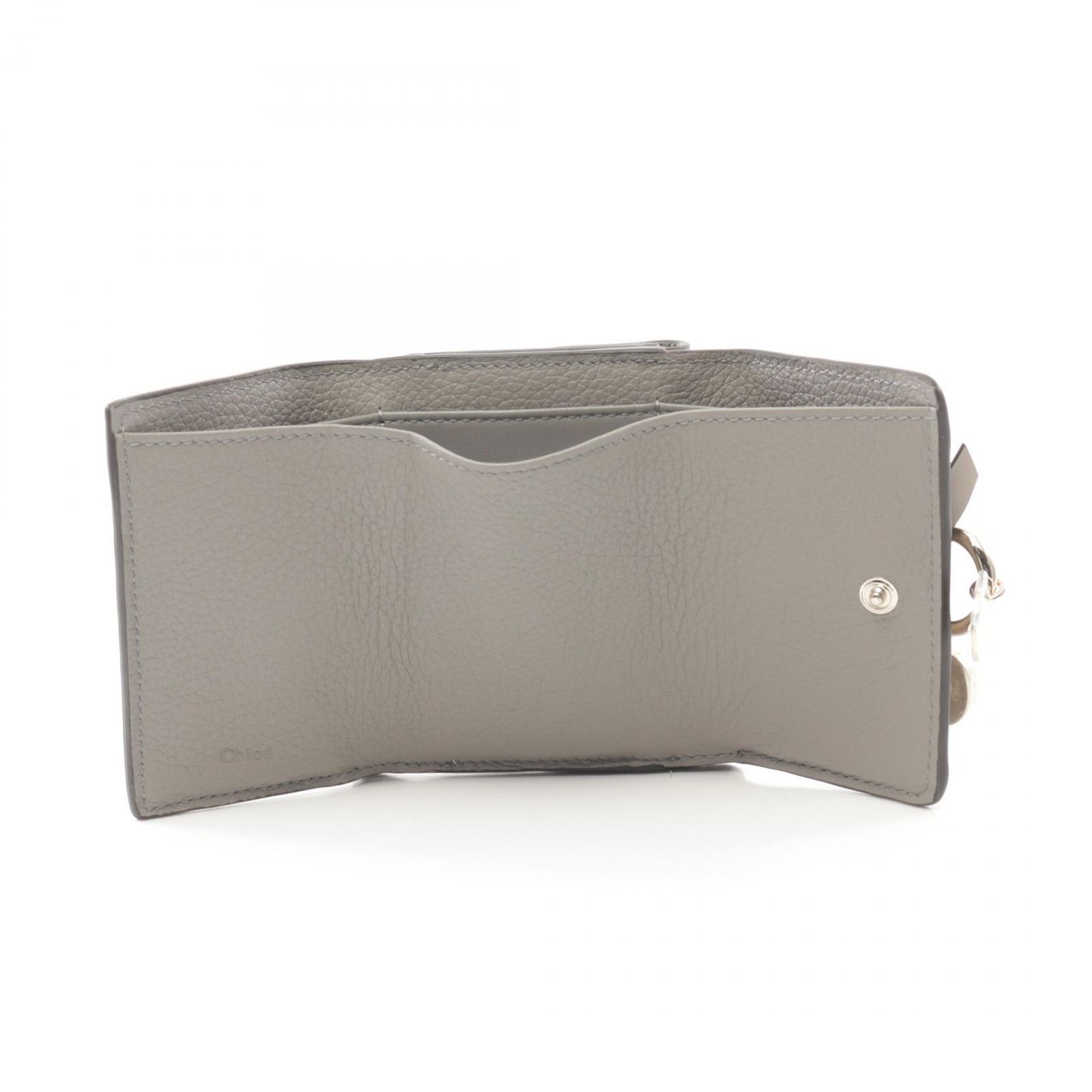 CHLOE レディース三つ折り財布 カシミアグレー