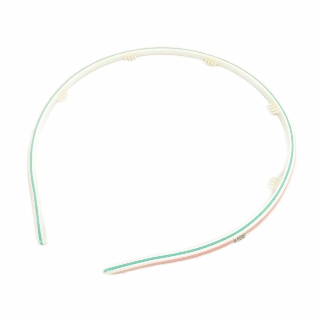 アレクサンドルドゥパリ Alexandre De Paris ライン カチューシャ エア ピンク ミント ホワイト