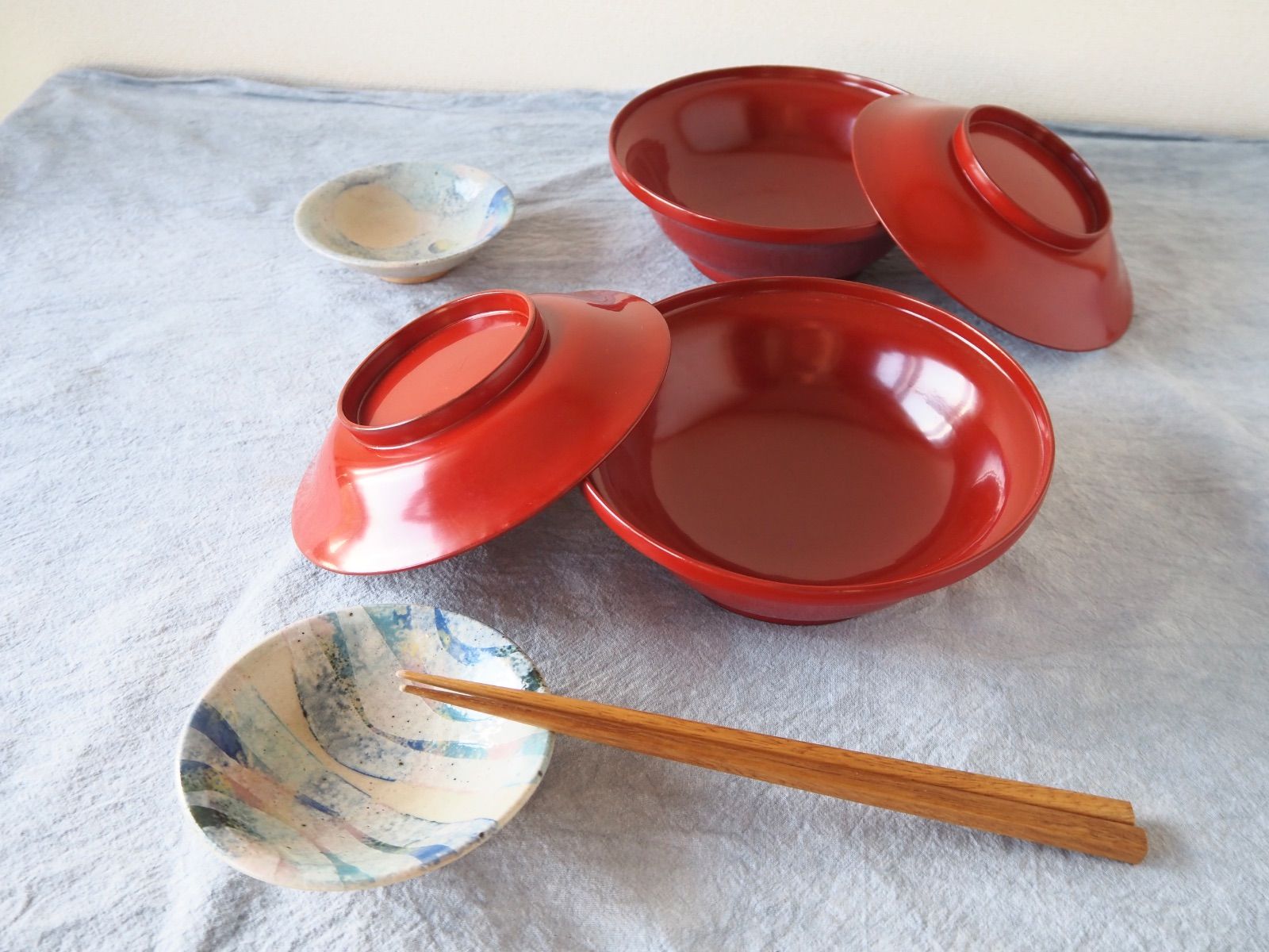 輪島塗 お椀2客 輪島塗 お椀 雑煮椀 どんぶリ 2客 輪島塗 お椀 雑煮