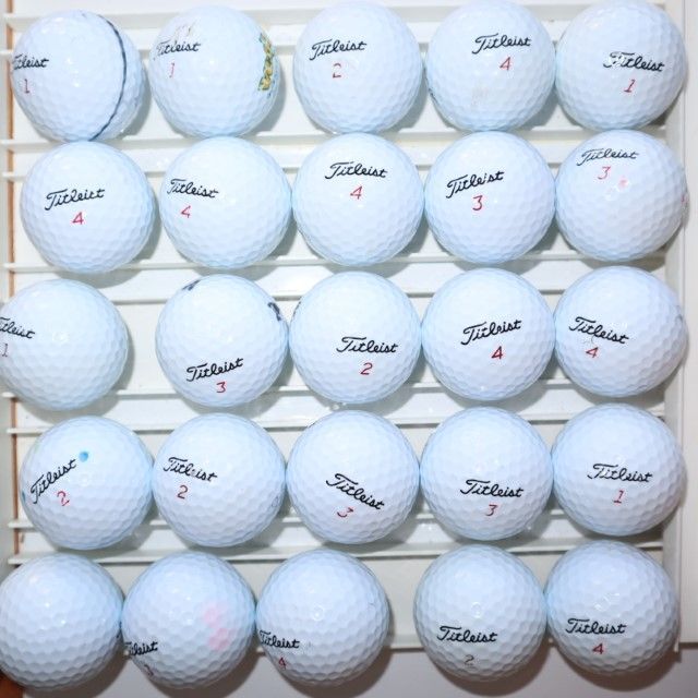 25個 タイトリスト HVC ソフトフィール Bランク TITLEIST  soft feel 中古 ロストボール 送料無料