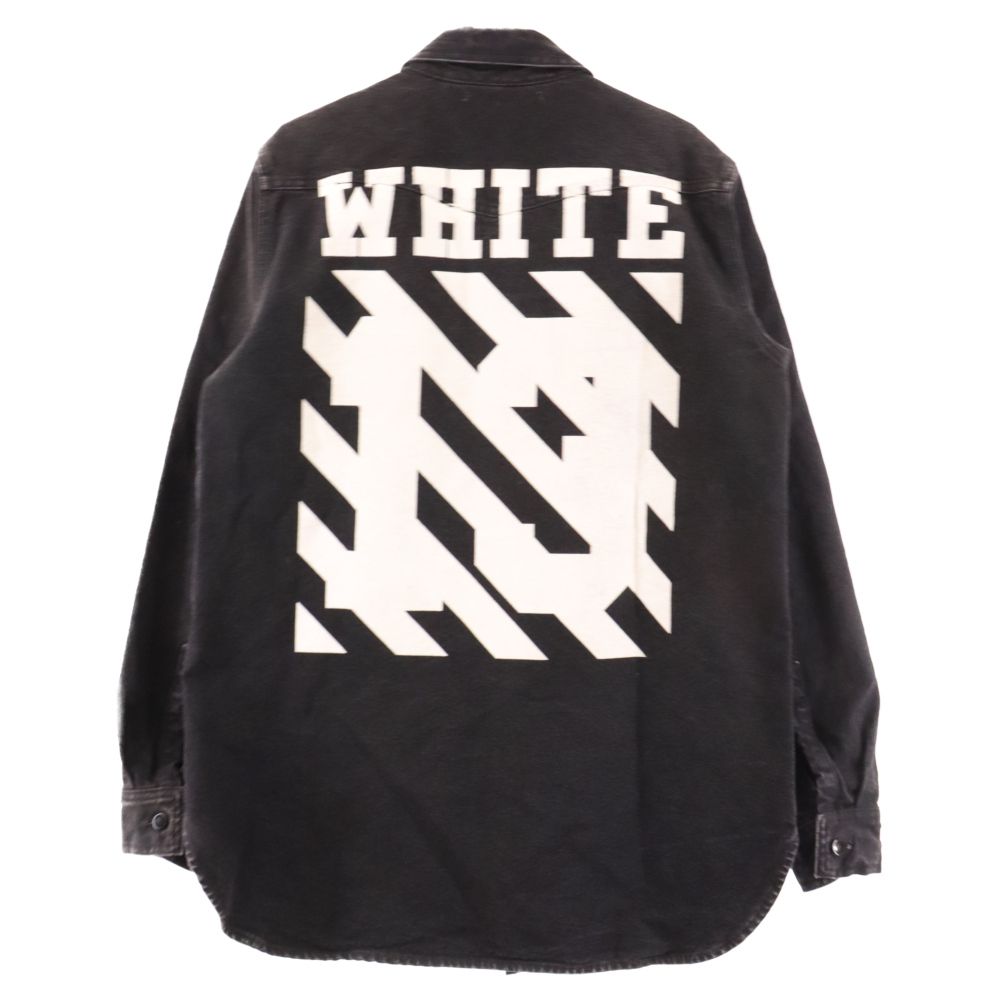 OFF-WHITE (オフホワイト) 18SS TEMPERATURE AU800111 バックプリント  