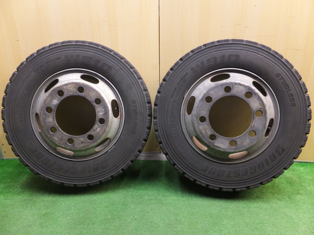 バリ溝！9分トラック タイヤ 245/70R19.5 136/134J スタッドレス