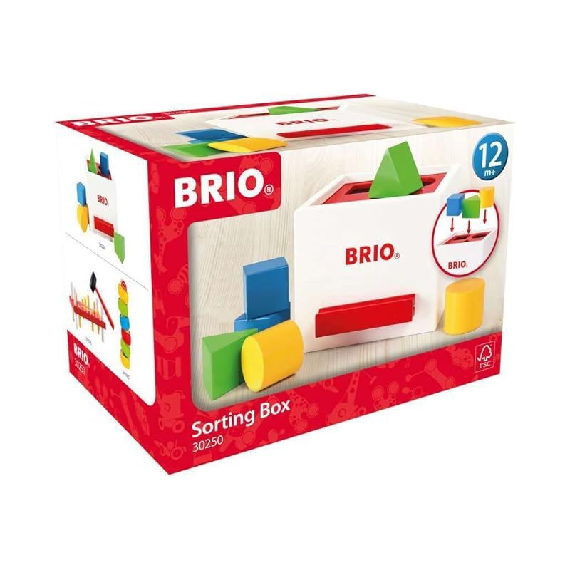 BRIO ブリオ 形合わせボックス 白 30250 対象年齢1歳~ おもちゃ 玩具 木製おもちゃ プレゼント 誕生日|クリスマス 0