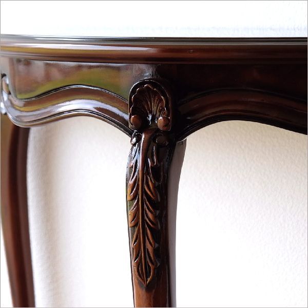 電話台 マホガニーコンソールL