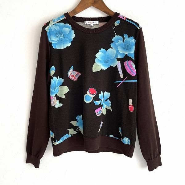 wnc レオナールスポーツ LEONARD SPORT ニット・セーター 40 茶 水色