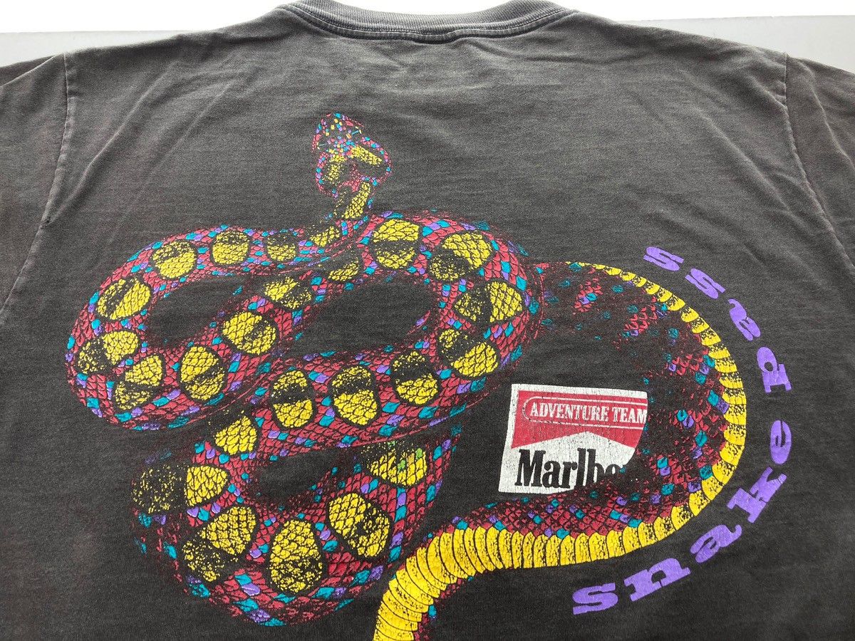MARLBORO マルボロ スネークパス ポケット Tシャツ ブラック 黒