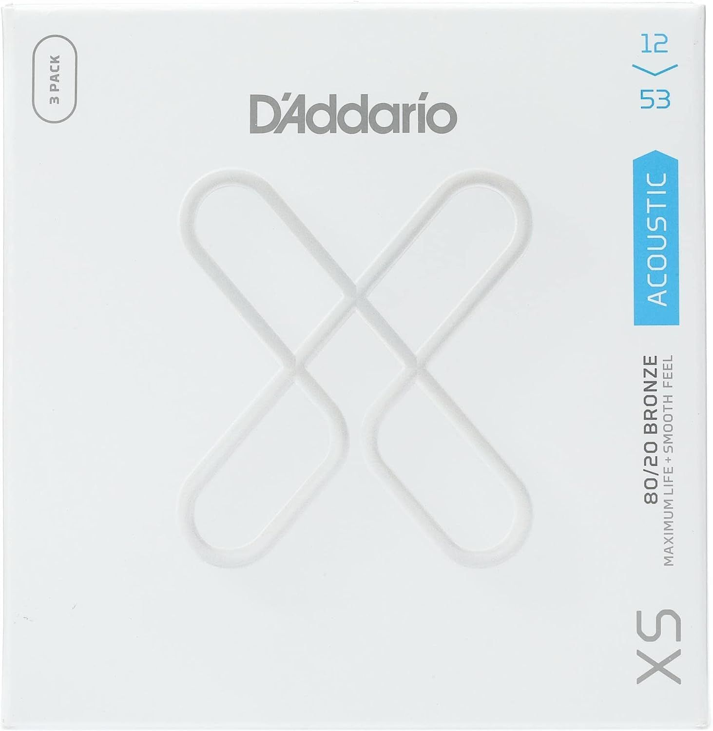 D'Addario ダダリオ アコースティックギター弦 XS コーティング弦 80