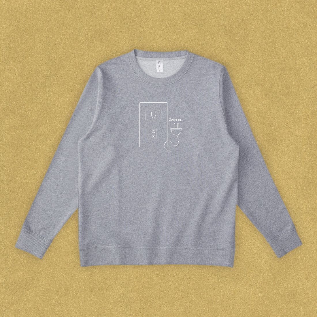 グラフィックスウェット　Switch on Black -Sweat-