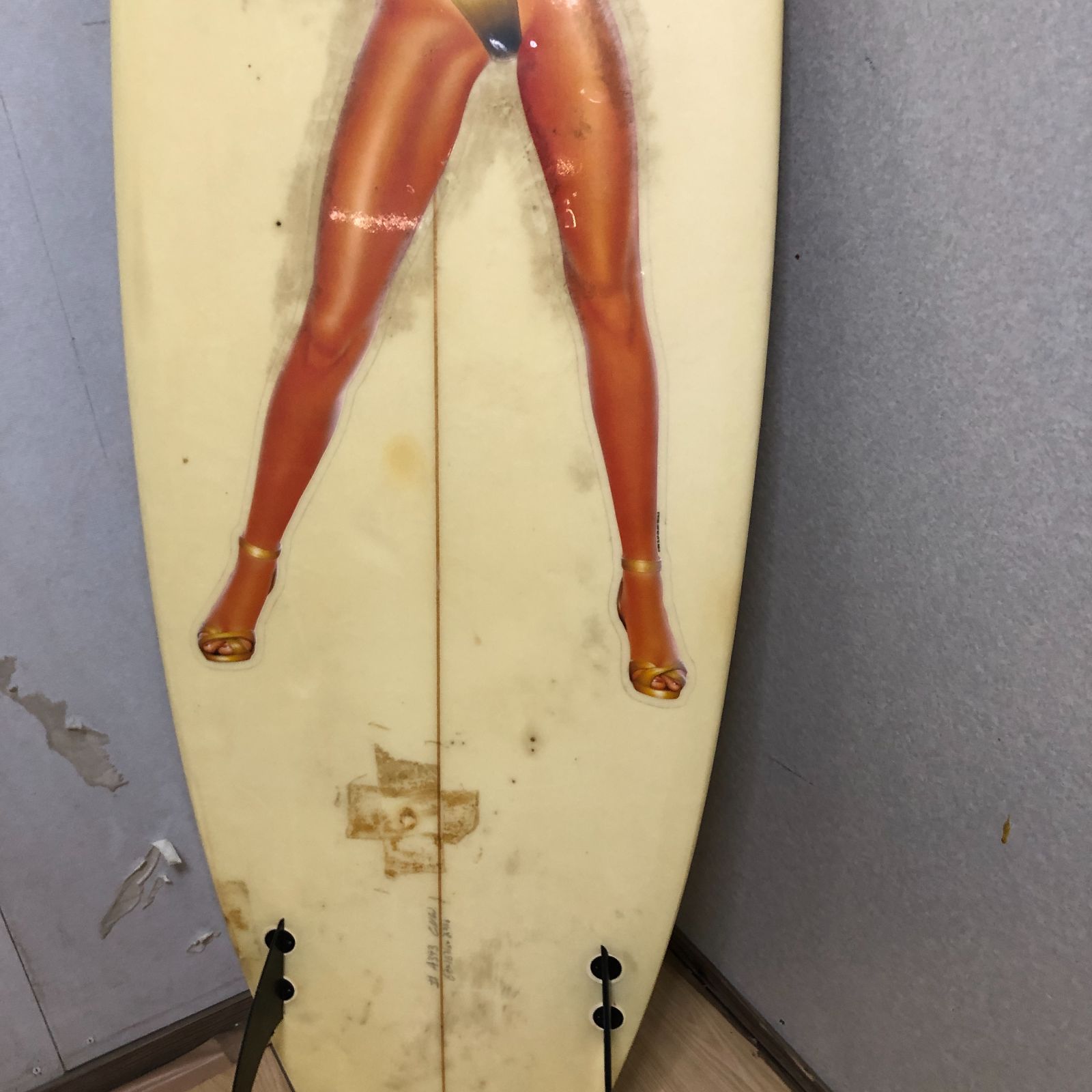 送料無料　Dick Brewer × STYX サーフボード 250731- Dick Brewer × STYX サーフボード 186cm ビンテージ アート