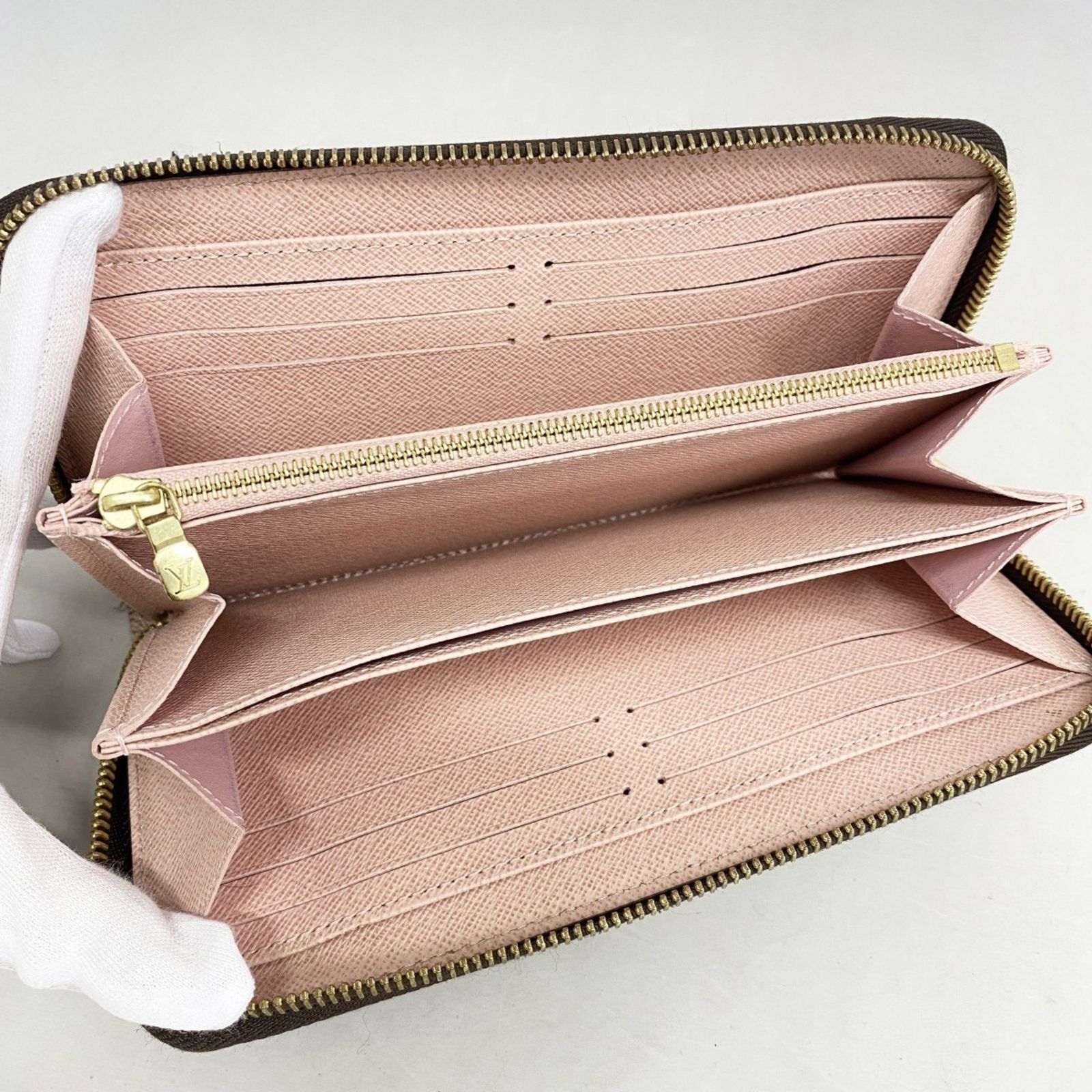 ルイヴィトン モノグラム ジッピーウォレット 長財布 ローズバレリーヌ