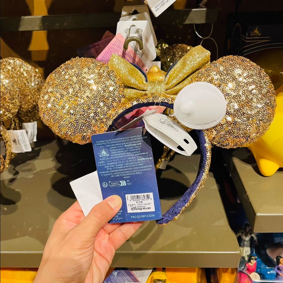 即日発送 WISH ディズニー ウィッシュ カチューシャ スパンコール 