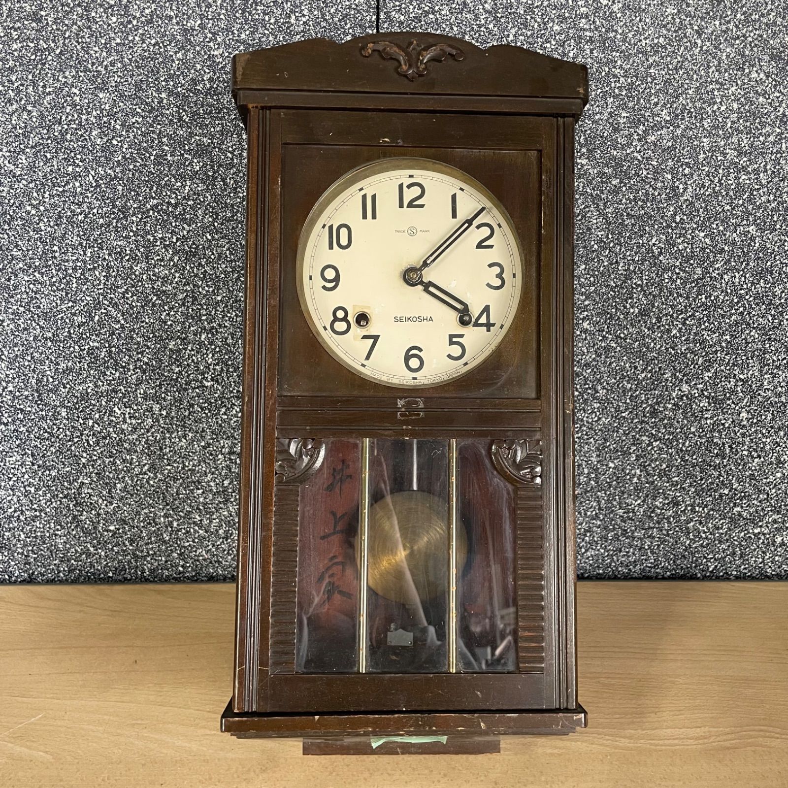 掛け時計 ビンテージ 柱時計 SEIKO アンティーク 柱時計 ジャンク品