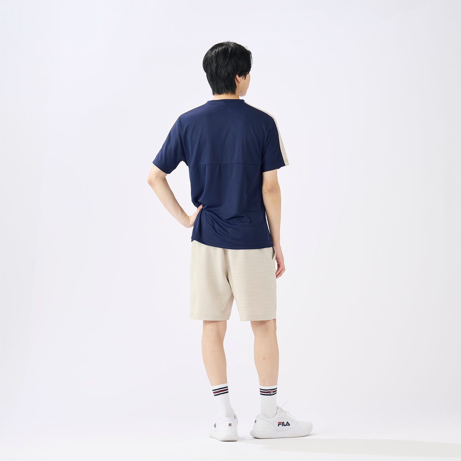 ラコステ☆テニス・ゴルフ☆ウルトラドライ鹿の子ポロシャツ☆ネイビー