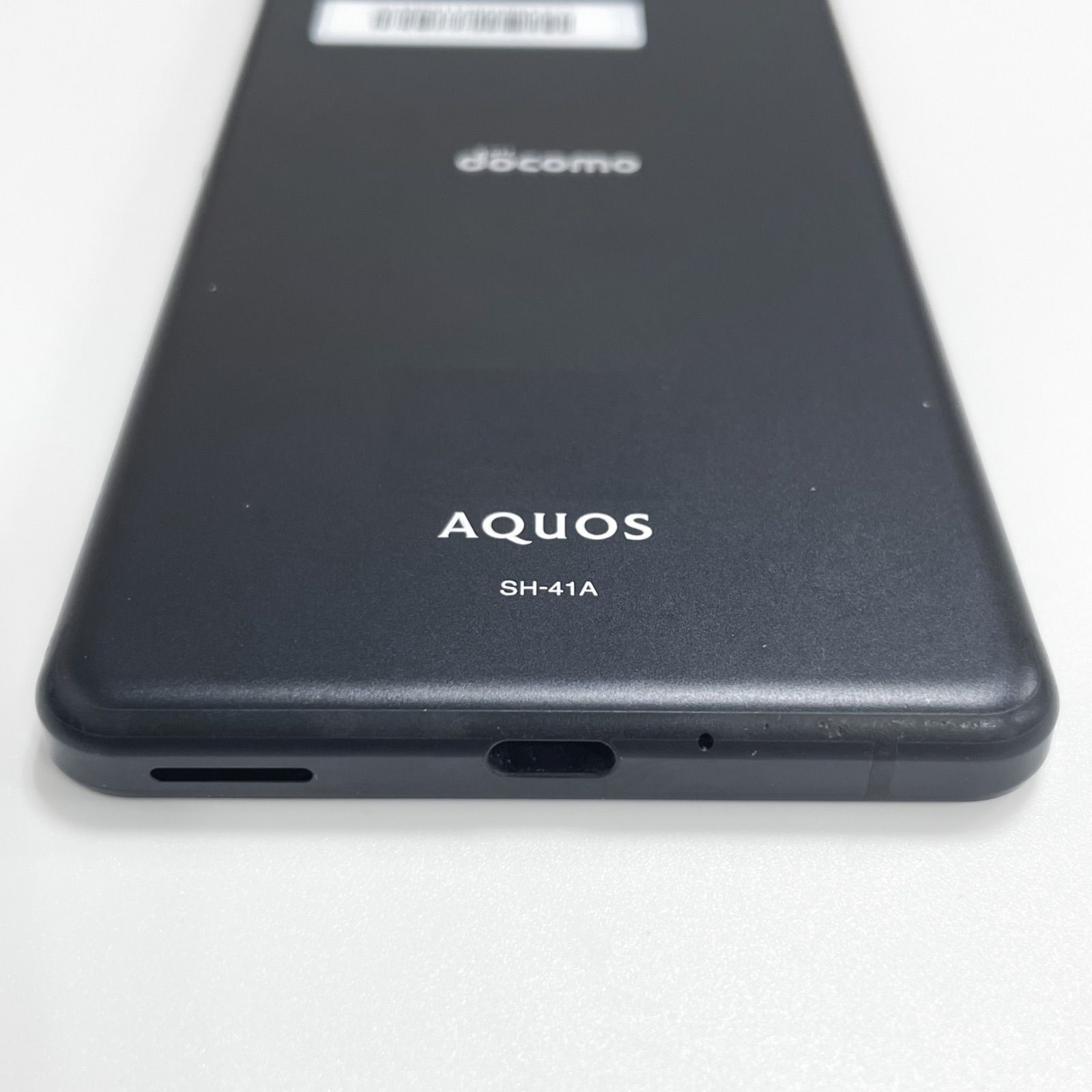 中古】AQUOS sense4 SH-41A ブラック バッテリー80％以上・良好