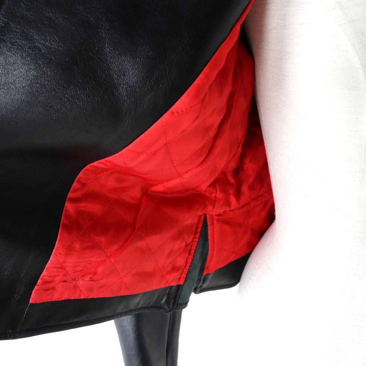CELINE セリーヌ ラムレザー シングルライダース ジャケット