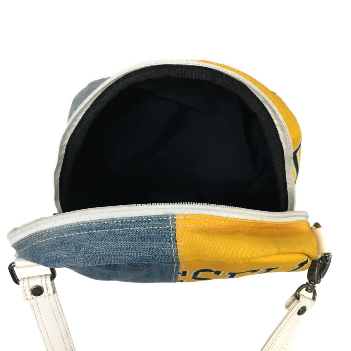 中古 ラッセルノ RUSSELUNO シューズケース イエロー×デニム シューズ