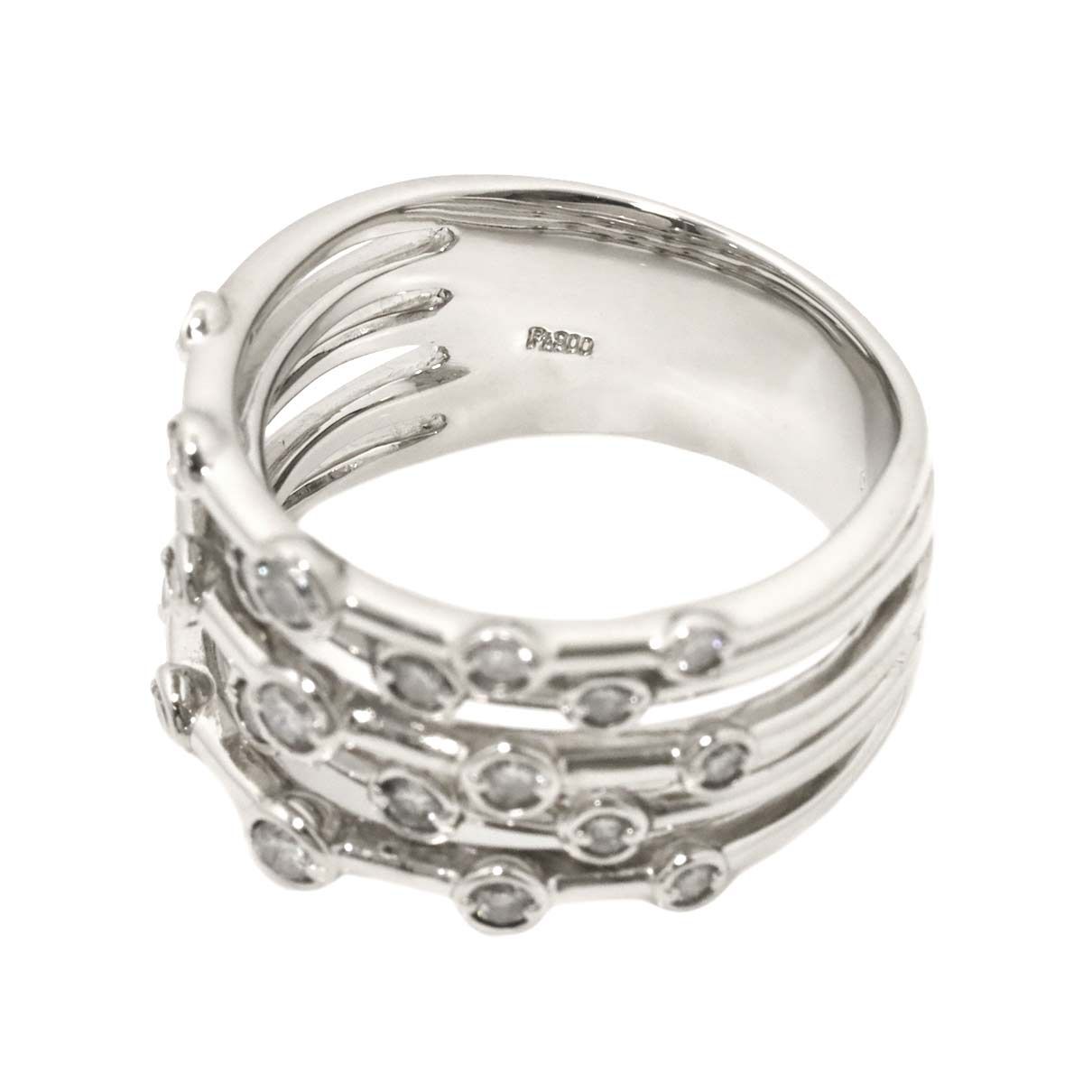 リング 11号 ダイヤ 0.50ct Pt プラチナ 指輪 Diamond Ring 90279918  