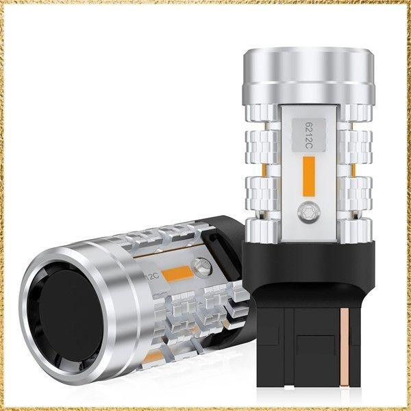 新品送料無料Size:T20シングル (ピンチ部違い兼用) T20 LED ウインカー ハイフラ防止/T20 ピンチ部違い LED ウィンカー 兼用 バルブ スーパーキャンセラーアンバー W21W WY21W WX3×16d 冷却ファン搭載 DC