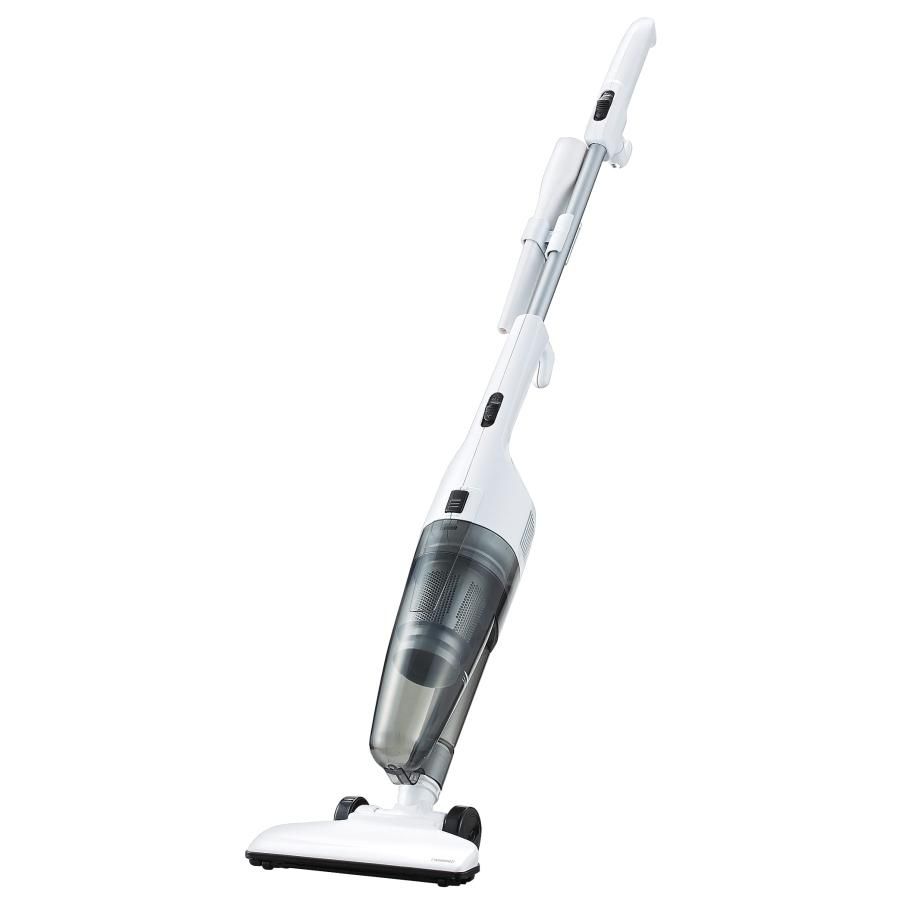 ツインバード 掃除機 コード式 スティック掃除機 ハンディクリーナー サイクロン 軽量 2 WAY パワフル 自立式 ホワイト 白 TC E 123 SB