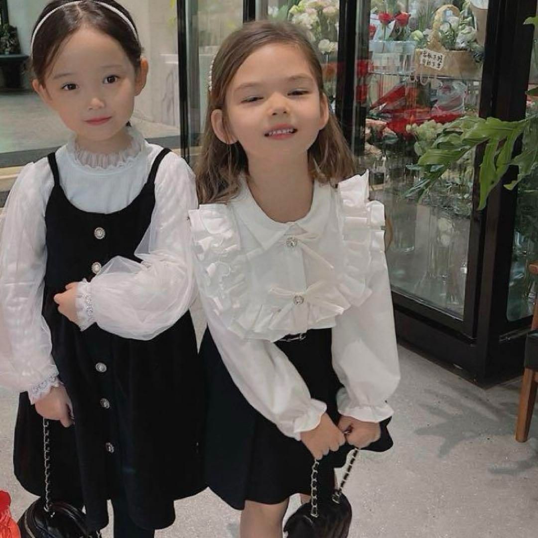 Amazon | [WUOWU] 子供服 女の子 シャツ フォーマル ブラウス
