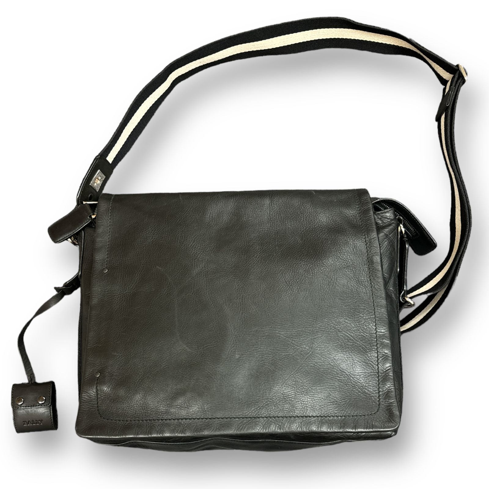 BALLY レザーメッセンジャーバッグ ショルダーバッグ 鞄 カバン バリー 