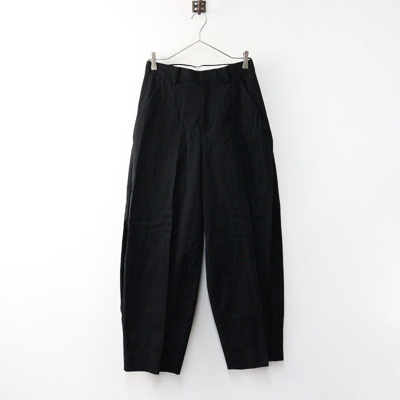 2025AW プラージュ Plage R’IAM リアム WIDE チノパンツ 38 |ブラック 黒 バルーンシルエット 2400014401400