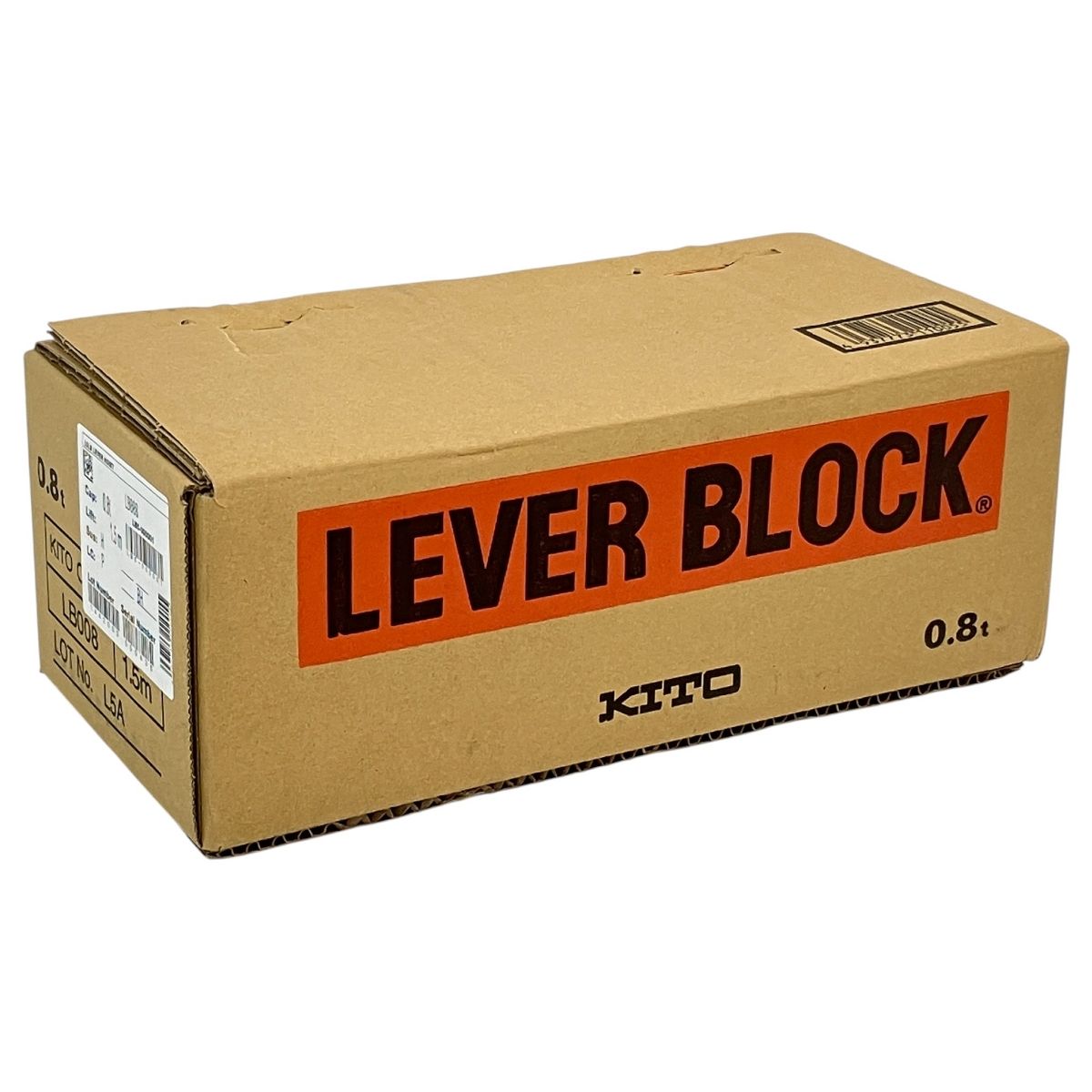 未使用 KITO LEVER BLOCK LB016 1.6t 1.5m レバーブロック 工具 O4160168
