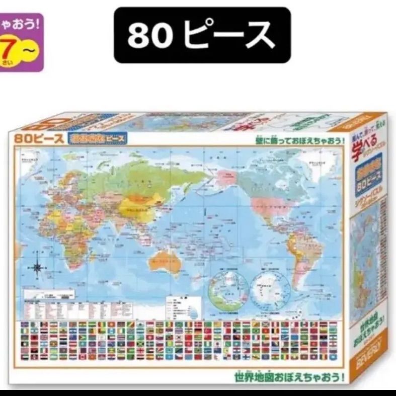 ピクチュアパズル地図パズルシリーズ 世界地図 109ピース上級(5才から