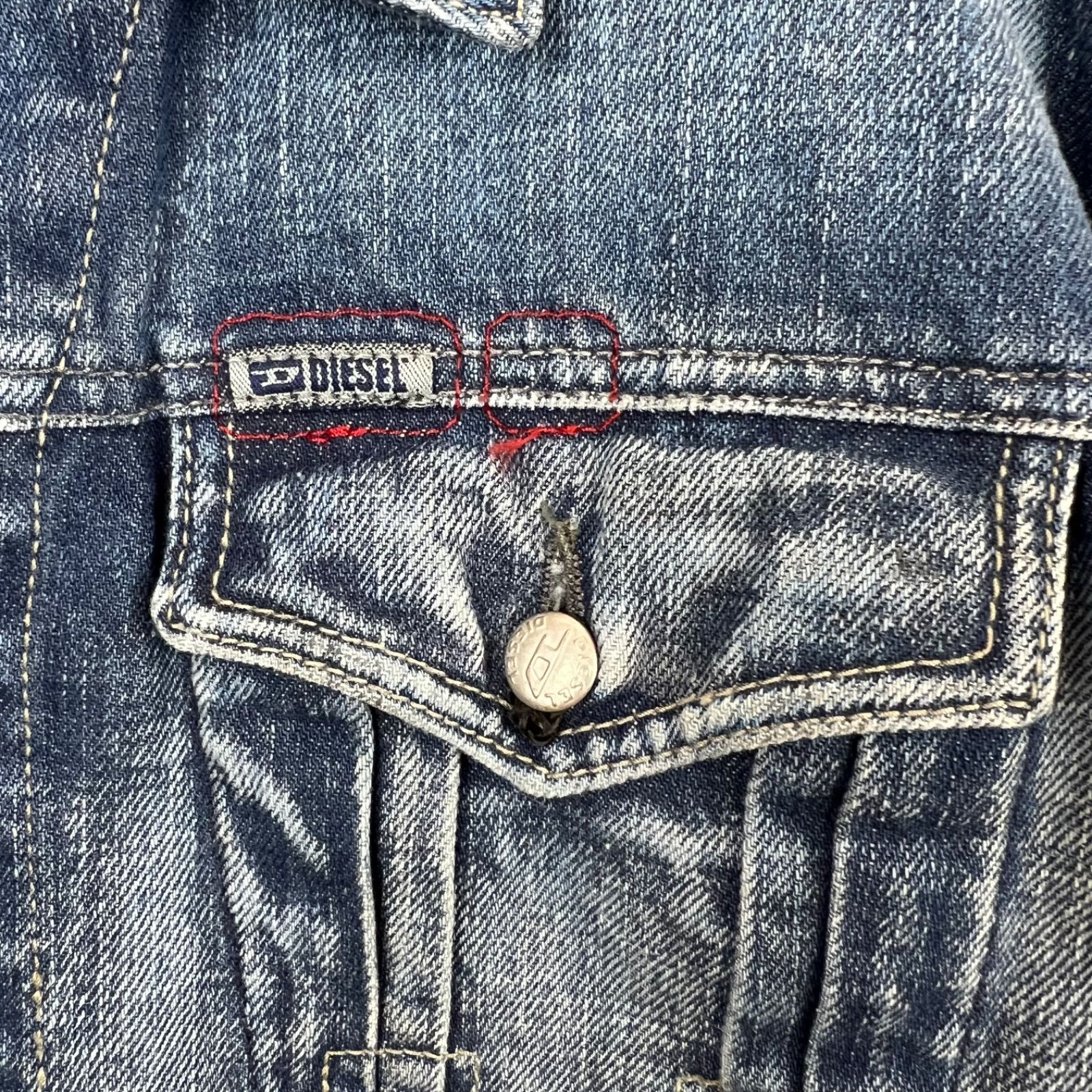 DIESEL 90s denim jacket L archive y2k old grunge Pandora
