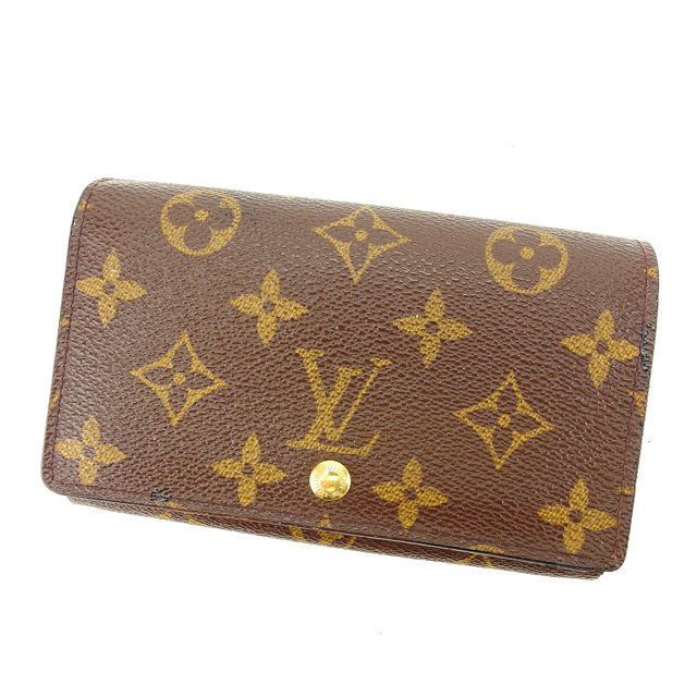 ルイヴィトン L字ファスナー財布 二つ折り財布 ポルトモネビエトレゾール モノグラム ブラウン PVC×レザ- Louis Vuitton  T11722S - メルカリ