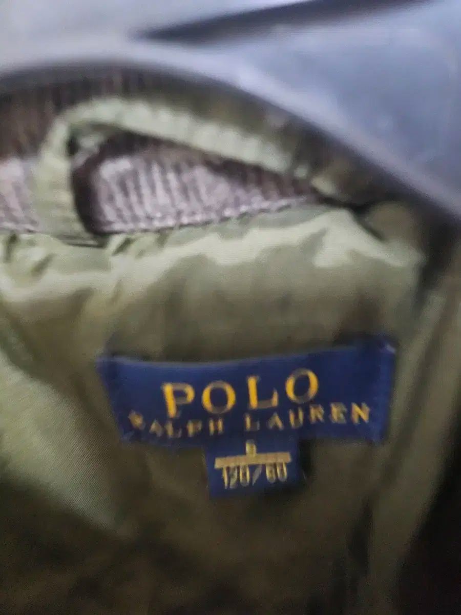 ポロラルフローレン キルティングジャケット オリーブ色