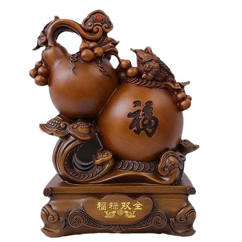 瓢箪 ひょうたん ひょうたん飾り 縁起 ゴールド ブラウン 置物