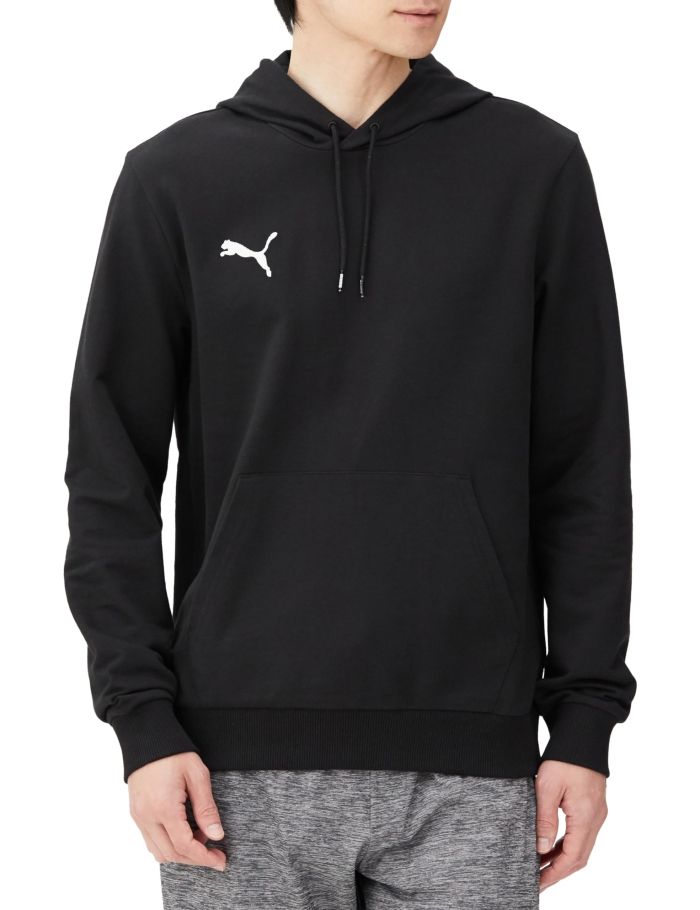【新品・2営業日で発送】PUMA プーマ TEAMGOAL_カジュアル_フーディー (659377) 色 : PUMA_BLACK サイズ : XXL 