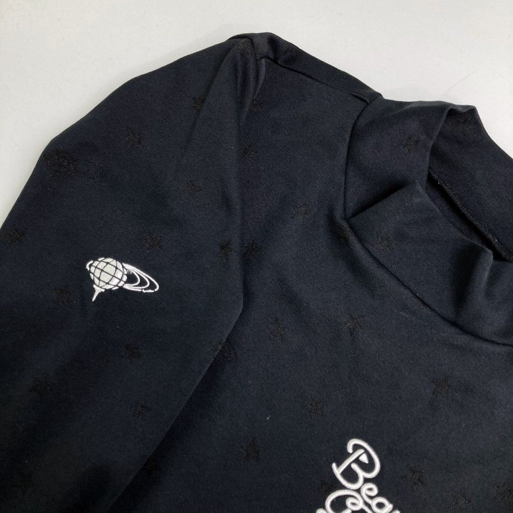 サイズ：L BEAMS GOLF ビームスゴルフ  ハイネック 長袖インナーTシャツ  ネイビー系 [240101426580] ゴルフウェア レディース ストスト サイズ：L BEAMS GOLF ビームスゴルフ ハイネック 長袖Tシャツ