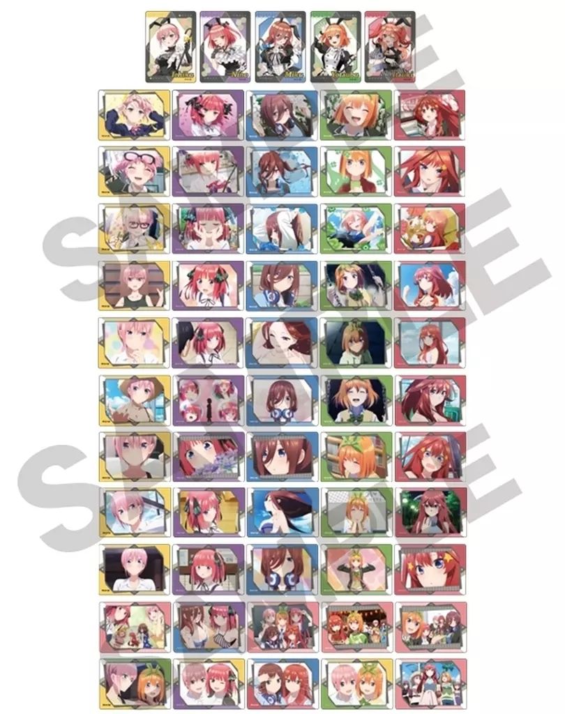 全国無料 【中古】キャラカード 全60種セット 「五等分の花嫁 トレーディングふぁぼカvol.2」 その他