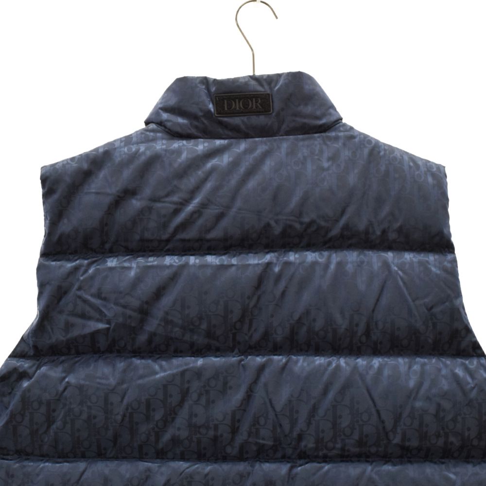 DIOR (ディオール) 033C410A4462 OBULIQUE DOWN VEST オブリークダウンベスト ダークネイビー - メルカリ